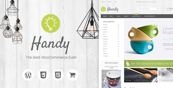 Handy - Handmade Shop WordPress WooCommerce Theme v5.2.1 - Authentic WP