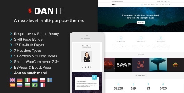 Dante - Responsive Multi-Purpose WordPress Theme v3.5.20 - Authentic WP