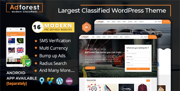 AdForest - Classified Ads WordPress Themes v5.1.2 - Authentic WP