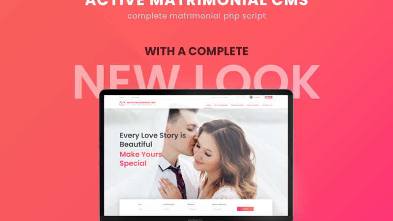 Active Matrimonial CMS v5.0 - Authentic WP