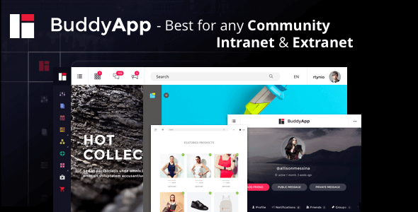 BuddyApp v1.8.2 - Mobile First Community WordPress theme - Authentic WP