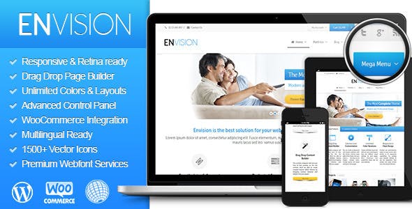 Envision - Responsive Retina Multi-Purpose Theme v3.7.0 - Authentic WP