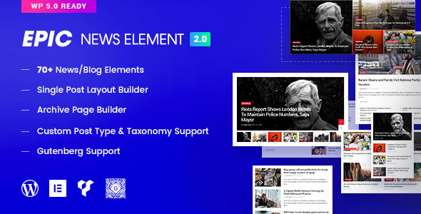 Epic News Elements - Add Ons for Elementor & WPBakery Page Builder v2.3.5 - Authentic WP