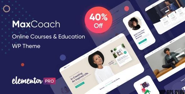 MaxCoach - Online Courses & Education WP Theme v3.1.2 - Authentic WP