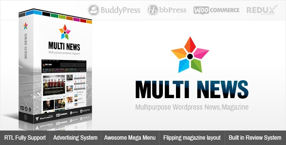 Multinews - Multi-purpose WordPress News,Magazine v2.8 - Authentic WP