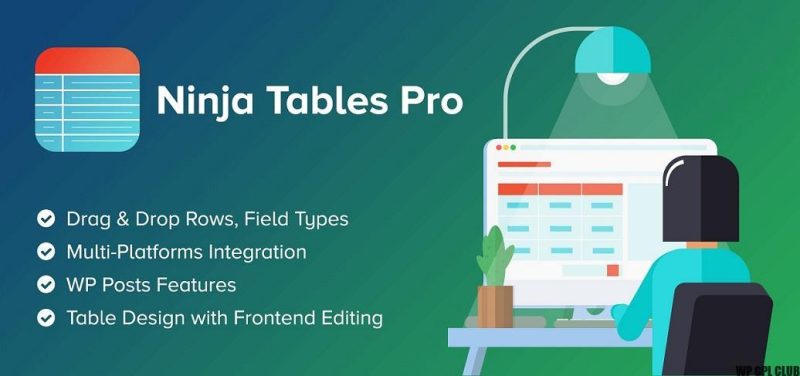 Ninja Tables Pro - The Fastest and Most Diverse WP DataTables Plugin v5.0.13 - Authentic WP