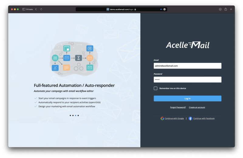 Acelle 4.0.26 - Email Marketing Web Application - Authentic WP