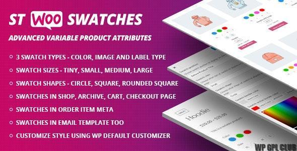 WooCommerce Swatches Pro Plugin v.1.1.1 - Authentic WP