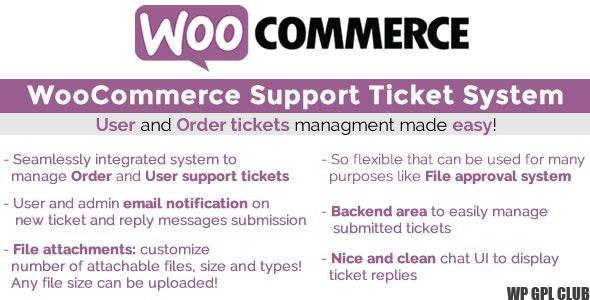 WooCommerce Support Ticket System v1.2.9 - Authentic WP