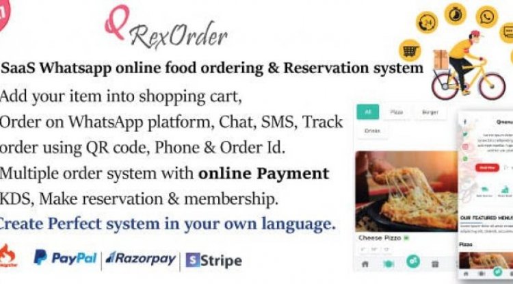 QrexOrder - SaaS Restaurants / QR Menu / WhatsApp Online ordering / Reservation system [Extended] v3.2.0 - Authentic WP