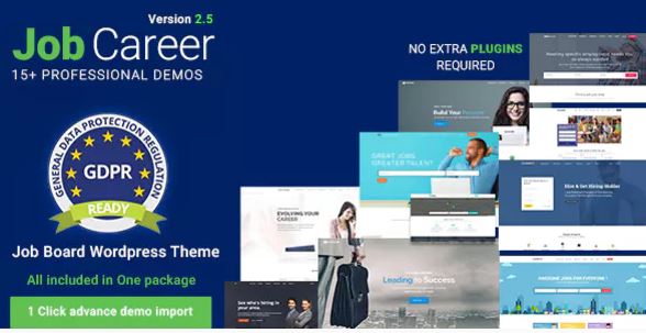 JobCareer | Job Board Responsive WordPress Theme v6.9 - Authentic WP