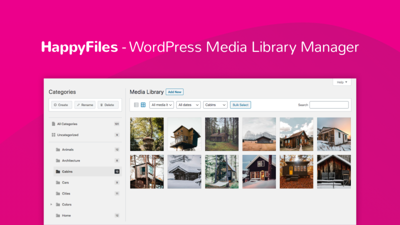 Happy Files Pro - Organize Your WordPress Media Files v1.6 - Authentic WP