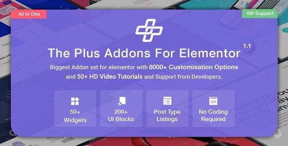 The Plus v4.1.10 - Addon for Elementor