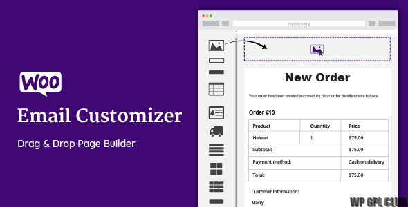 WooCommerce Email Customizer v1.4.0 - Authentic WP